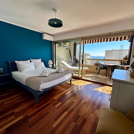 E2C2 - 3Pieces Vue Mer Avec Piscine & Parking Apartamento Menton